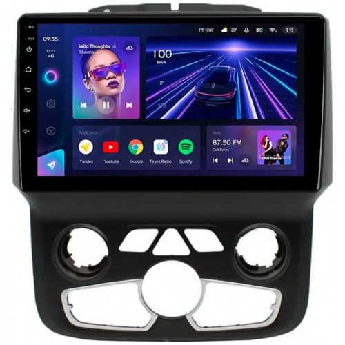 Штатна магнітола Teyes CC3 4+32 Gb Dodge RAM 1500 2500 3500 4500 5500 2013-2019 AT AC Black 9"