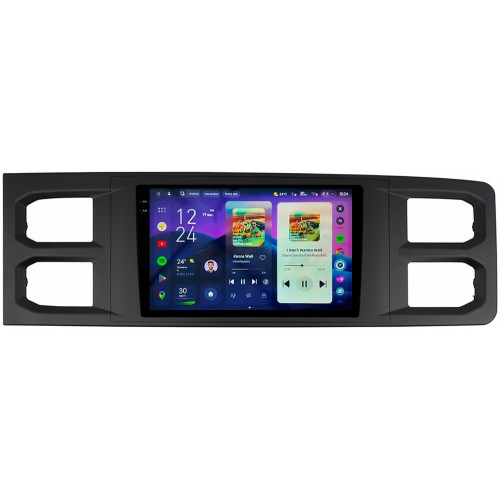 Штатна магнітола Teyes CC4 2k 8+128 Gb Ford Transit 2021-2023 LHD Black 10"