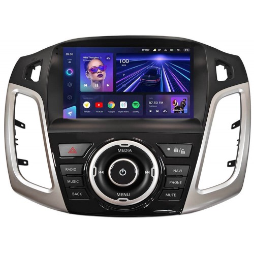 Штатна магнітола Teyes CC3L 4+64 Gb Ford Focus 3 2012-2019 A-MOD Silver 9"