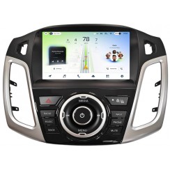 Штатна магнітола Teyes CC4L 4+64 Gb Ford Focus 3 2012-2019 A-MOD Silver 9"