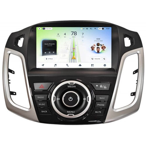 Штатна магнітола Teyes CC4L 4+64 Gb Ford Focus 3 2012-2019 A-MOD Silver 9"