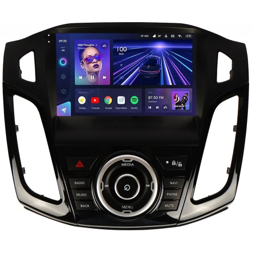 Штатна магнітола Teyes CC3 4+32 Gb Ford Focus 3 2012-2019 A-MOD Black UV 9"