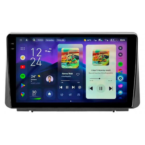 Штатна магнітола Teyes CC4 2k 6+64 Gb Ford Focus/Escape (North America) 2019+ UV Black 10"