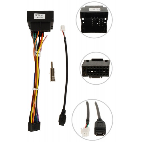 Штатна магнітола Teyes CC3 2k 4+64 Gb Ford Focus 2 2004-2014 AT AC Black 9"