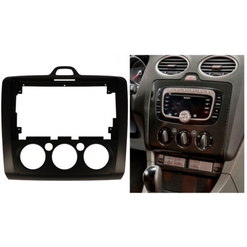 Штатна магнітола Teyes CC4L 6+64 Gb Ford Focus 2 2004-2014 MT AC Black 9"