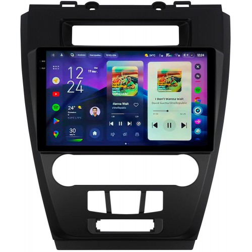 Штатна магнітола Teyes CC4 Pro 2k 12+256 Gb Ford Mondeo (US EDITION) 2009-2012 (F3) Black 10"