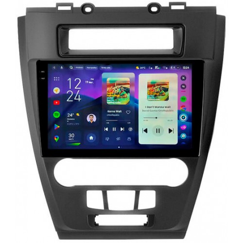 Штатная магнитола Teyes CC4 Pro 2k 8+128 Gb Ford Fusion/Mondeo 2009-2012 Black 10"
