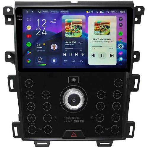 Штатна магнітола Teyes CC4 2k 8+128 Gb Ford Edge 2008-2015 High Version 9"