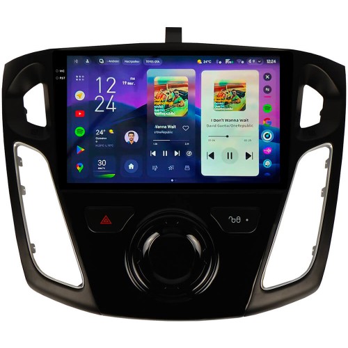 Штатна магнітола Teyes CC4 Pro 2k 12+256 Gb Ford Focus 3 2012-2019 9"