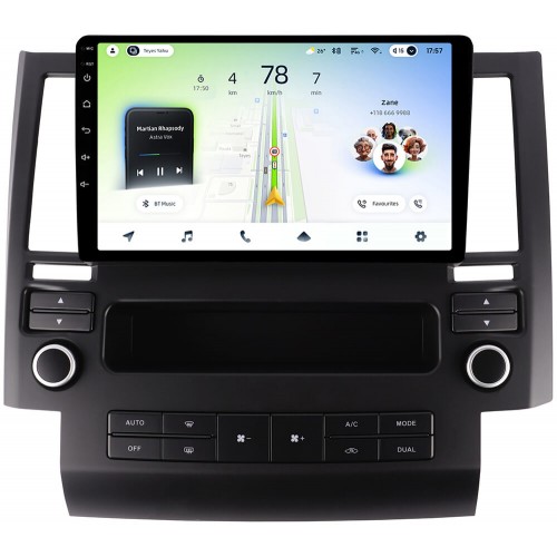 Штатна магнітола Teyes CC4L 4+64 Gb Infiniti FX35 2002-2006 Black 9"