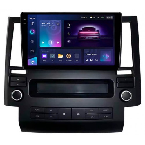 Штатна магнітола Teyes CC3 2k 6+128 Gb 360° Infiniti FX35 2002-2006 Black 9"