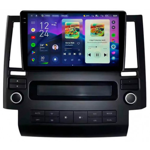 Штатна магнітола Teyes CC4 Pro 2k 12+256 Gb Infiniti FX35 2002-2006 Black 9"