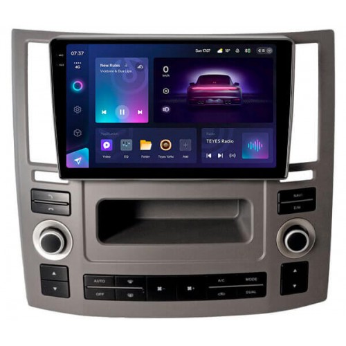 Штатна магнітола Teyes CC3 2k 6+128 Gb 360° Infiniti FX35 2006-2009 9"