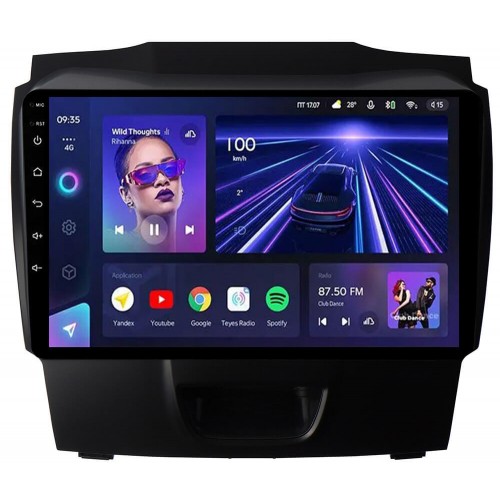 Штатная магнитола Teyes CC3 4+64 Gb Isuzu D-MAX / Chevrolet S10, Colorado, Blazer 2015-2018 (нижняя кнопка аварийки) 9"