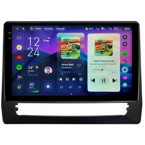 Штатная магнитола Teyes CC4 Pro 2k 8+128 Gb Mitsubishi ASX 2020+ Black 10"