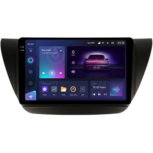 Штатна магнітола Teyes CC3 2k 4+32 Gb Mitsubishi Lancer 9 GLX 2006-2010 Black 9"