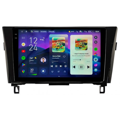 Штатная магнитола Teyes CC4 2k 6+64 Gb Nissan X-Trail/Qashqai/Rogue 2014-2020 UV Black 10"