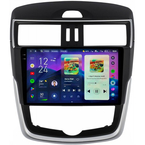 Штатна магнітола Teyes CC4 Pro 2k 8+128 Gb Nissan Tiida 2016-2020 AT AC 9"