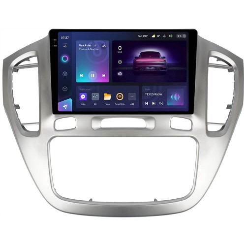 Штатная магнитола Teyes CC3 2k 6+128 Gb 360° Toyota Highlander 1 XU20 2001-2003 Sliver KIT 9"