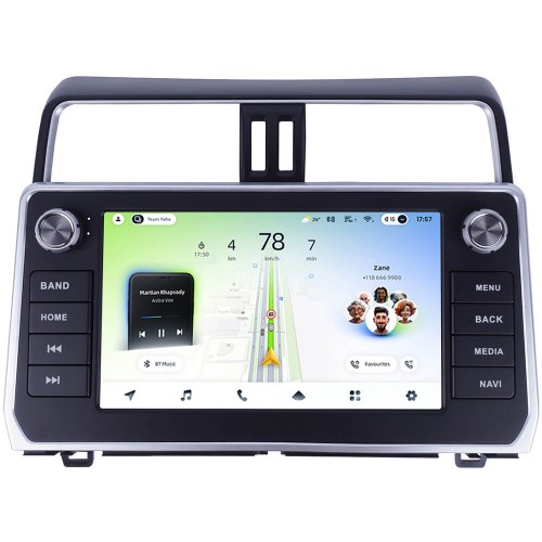 Штатна магнітола Teyes CC4L 6+64 Gb Toyota Land Cruiser Prado 150 LC150 2018+ B-MOD 9"