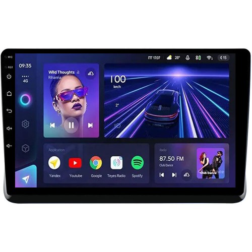 Штатна магнітола Teyes CC3 4+64 Gb Toyota Noah/Esquire/Voxy 2014-2021 UV Black 10"