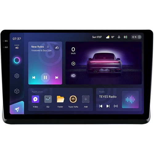 Штатна магнітола Teyes CC3 2k 4+64 Gb Toyota Noah/Esquire/Voxy 2014-2021 UV Black 10"