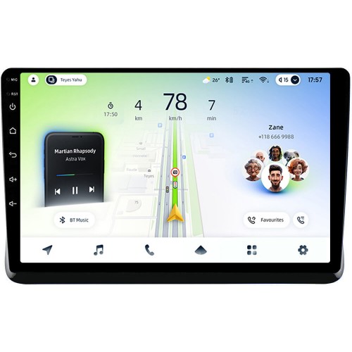 Штатна магнітола Teyes CC4L 4+64 Gb Toyota Noah/Esquire/Voxy 2014-2021 UV Black 10"