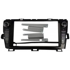 Переходная рамка под Toyota Prius 2010-2015 LHD Black and Silver B-MOD 9"
