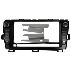 Переходная рамка под Toyota Prius 2010-2015 LHD Black and Silver B-MOD 9"