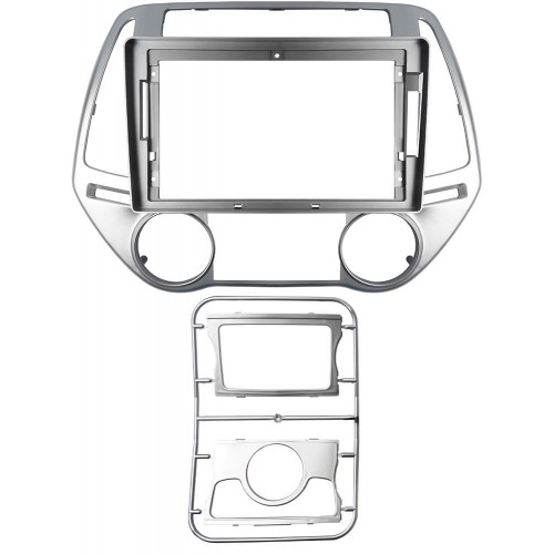 Переходная рамка под Hyundai i20 2012+ AT AC Sliver 9"