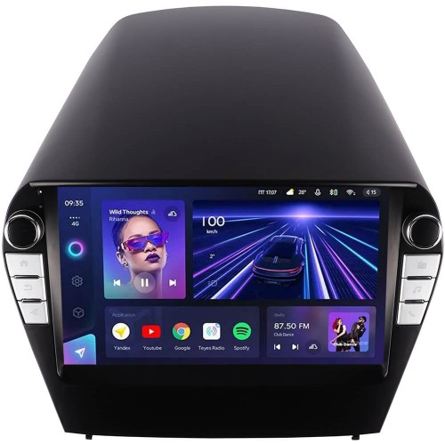 Штатна магнітола Teyes CC3 4+32 Gb Hyundai IX35 / Tucson 2010-2015 Black 9"