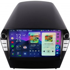 Штатна магнітола Teyes CC4 2k 6+64 Gb Hyundai IX35 / Tucson 2010-2015 Black 9"