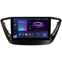 Штатная магнитола Teyes CC3 2k 6+128 Gb Hyundai Solaris 2/Verna/Accent 2016-2018 Black 9"