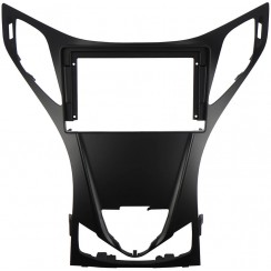 Переходная рамка под Hyundai Azera 2 2011-2014 matte Black (F2) 9"