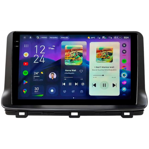 Штатная магнитола Teyes CC4 2k 6+64 Gb Kia Ceed 2021+ Black 10"