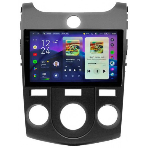 Штатная магнитола Teyes CC4 Pro 2k 12+256 Gb Kia Cerato/Forte 2009-2017 AT AC Black 9"