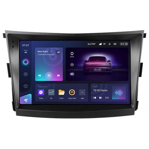 Штатна магнітола Teyes CC3 2k 6+128 Gb 360° SsangYong Tivoli 2015-2019 9"
