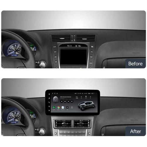 Штатная магнитола Teyes LUX ONE 6+128 Gb Lexus GS300 350 400 430 450h 460 3 S190 2004-2011 12.3"