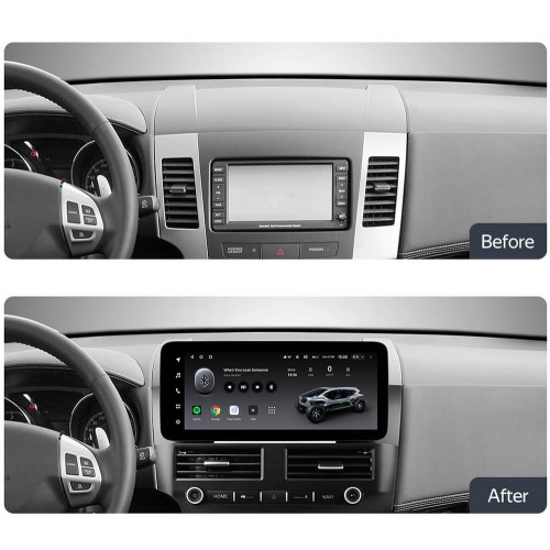 Штатная магнитола Teyes LUX ONE 4+32 Gb Mitsubishi Outlander 2 CW0W 2009-2013 (B) 12.3"