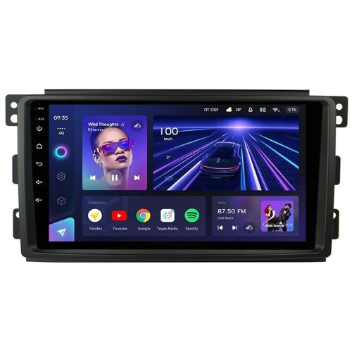 Штатна магнітола Teyes CC3L 4+32 Gb Mercedes-Benz Smart 2006-2009 9"