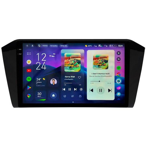 Штатна магнітола Teyes CC4 Pro 2k 12+256 Gb Volkswagen Passat B8 B 2014+ 10"