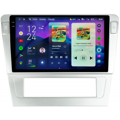 Штатна магнітола Teyes CC4 2k 8+128 Gb Skoda SuperB 2001-2008 9"