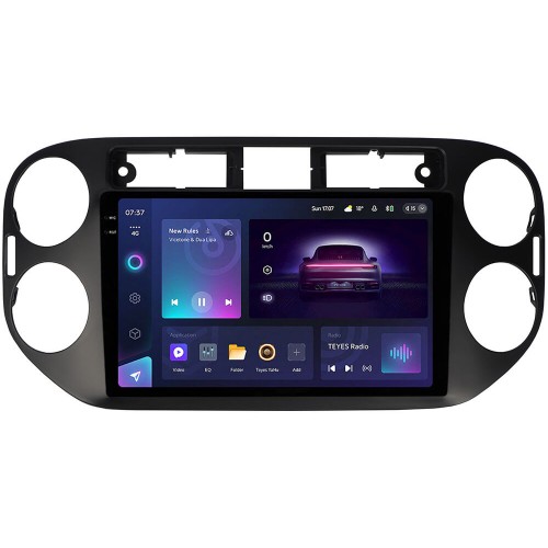 Штатна магнітола Teyes CC3 2k 4+32 Gb Volkswagen Tiguan 1 NF 2006-2017 A1 9"