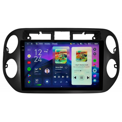 Штатна магнітола Teyes CC4 2k 8+128 Gb Volkswagen Tiguan 1 NF 2006-2017 A1 9"