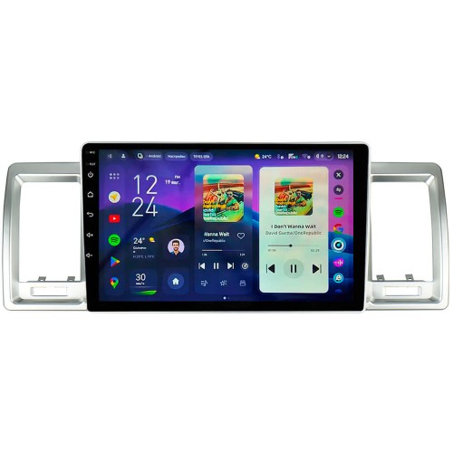 Штатна магнітола Teyes CC4 Pro 2k 12+256 Gb Toyota Hiace 2013-2018 10"