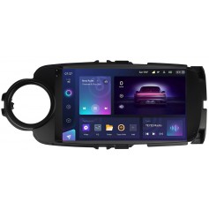 Штатна магнітола Teyes CC3 2k 6+128 Gb Toyota Yaris Vios 2012-2017 Black 9"