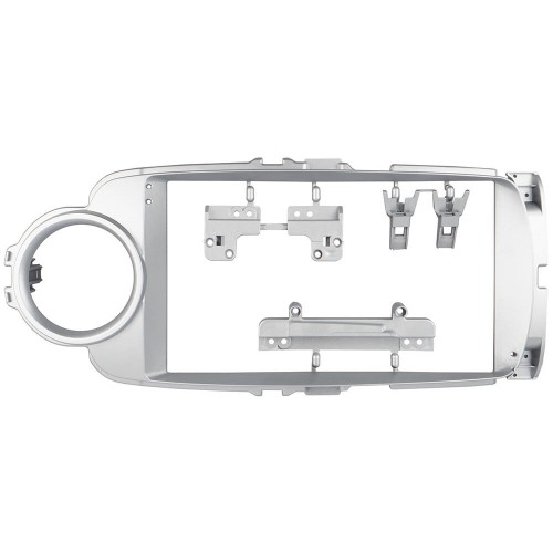 Штатна магнітола Teyes CC3 2k 6+128 Gb Toyota Yaris Vios 2012-2017 Silver 9"