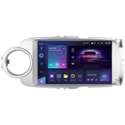 Штатна магнітола Teyes CC3 2k 4+32 Gb Toyota Yaris Vios 2012-2017 Silver 9"