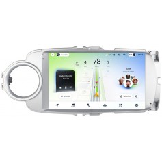 Штатна магнітола Teyes CC4L 4+64 Gb Toyota Yaris Vios 2012-2017 Silver 9"