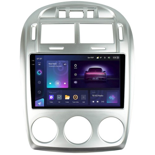 Штатна магнітола Teyes CC3 2k 4+32 Gb Kia Cerato 1 LD 2005-2006 Manual Silver 9"